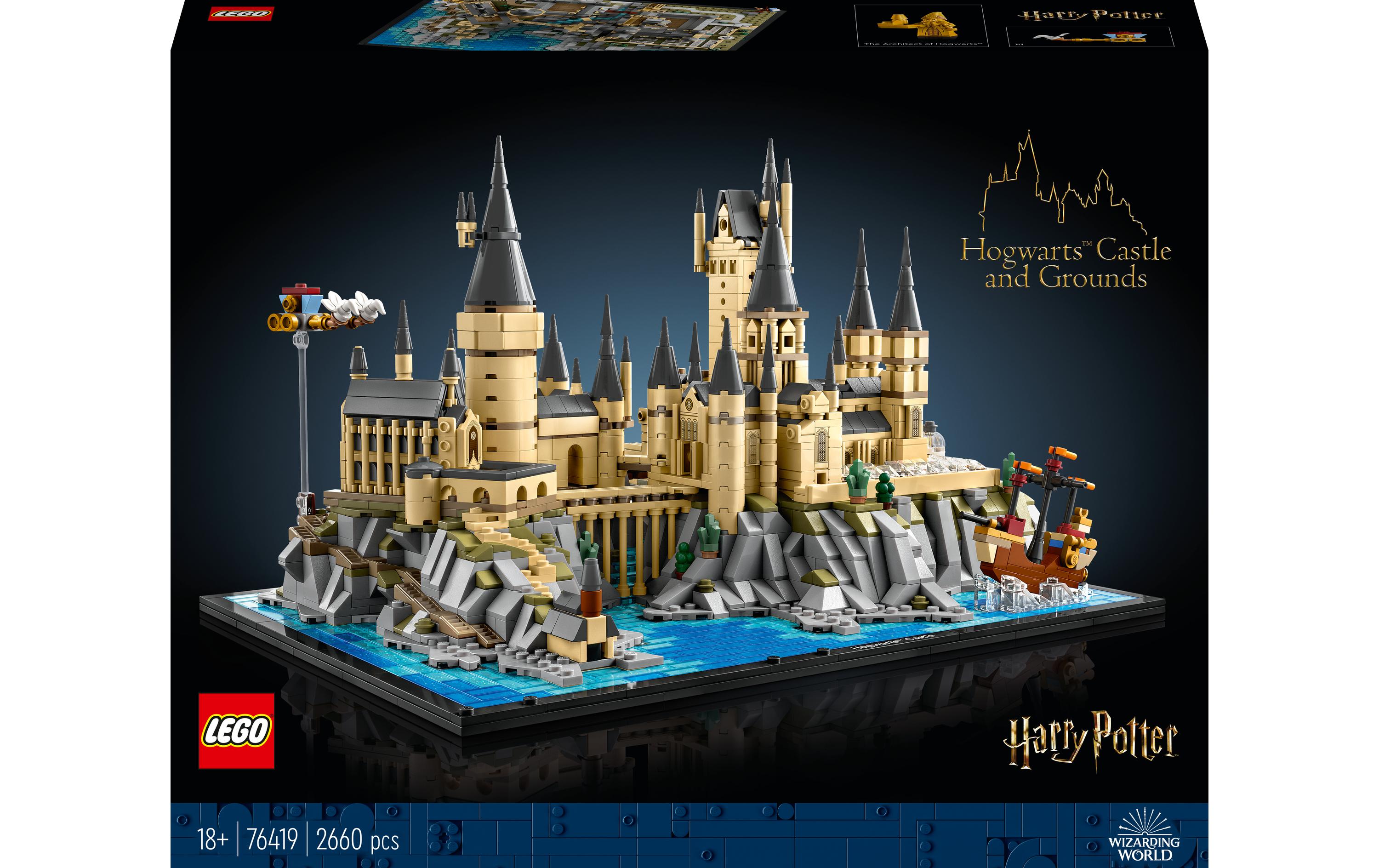 LEGO 3D Puzzle Harry Potter Hogwarts Schloss 76419 – 2660 Teile – 35×21×25 cm – ab 18 Jahren