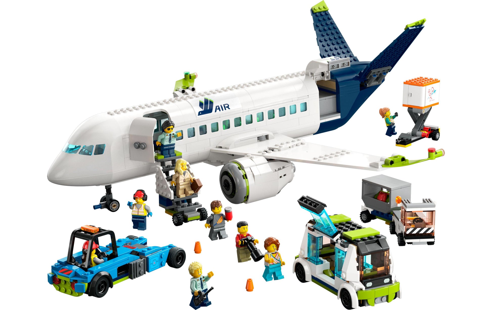 LEGO City Passagierflugzeug – 913-teilig – 44 × 19 × 47 cm – ab 7 J.