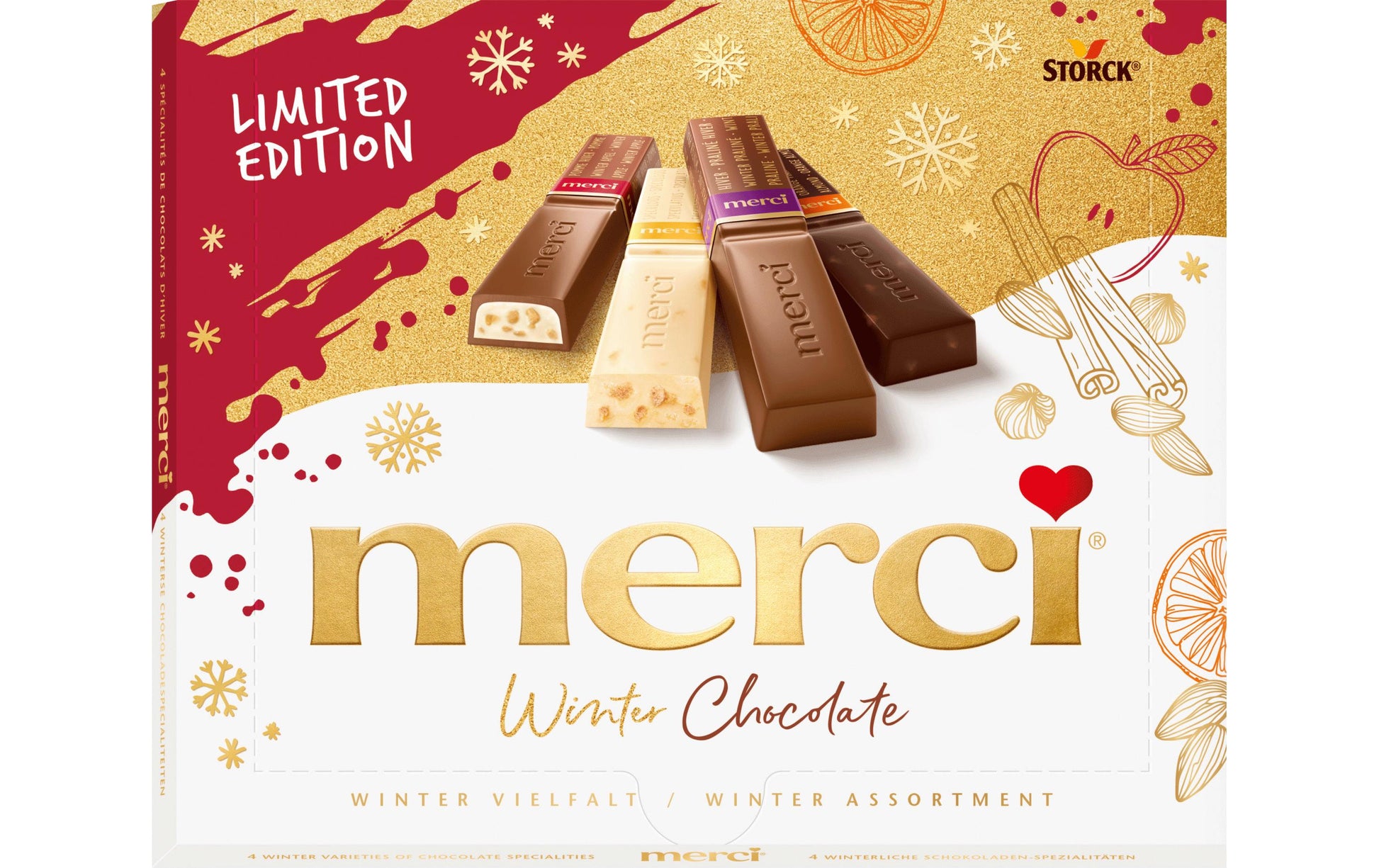 STORCK Merci Finest Selection Schokolade – Winter – 250 g