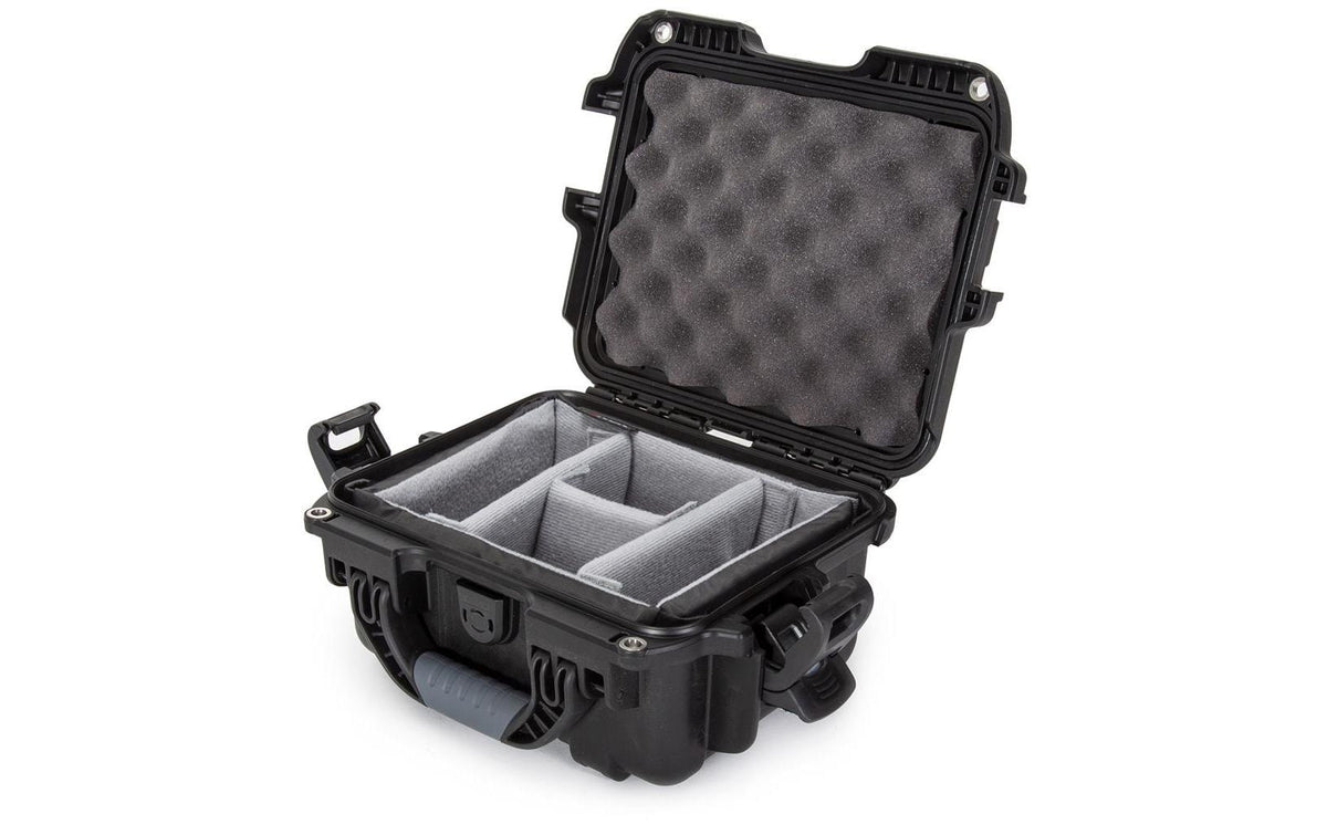 Nanuk NK-905-DIVI Kleinteilebox/-einsatz – mit Deckelschaum, Grau, B 190 × H 127 × T 165 mm, für Nanuk 905