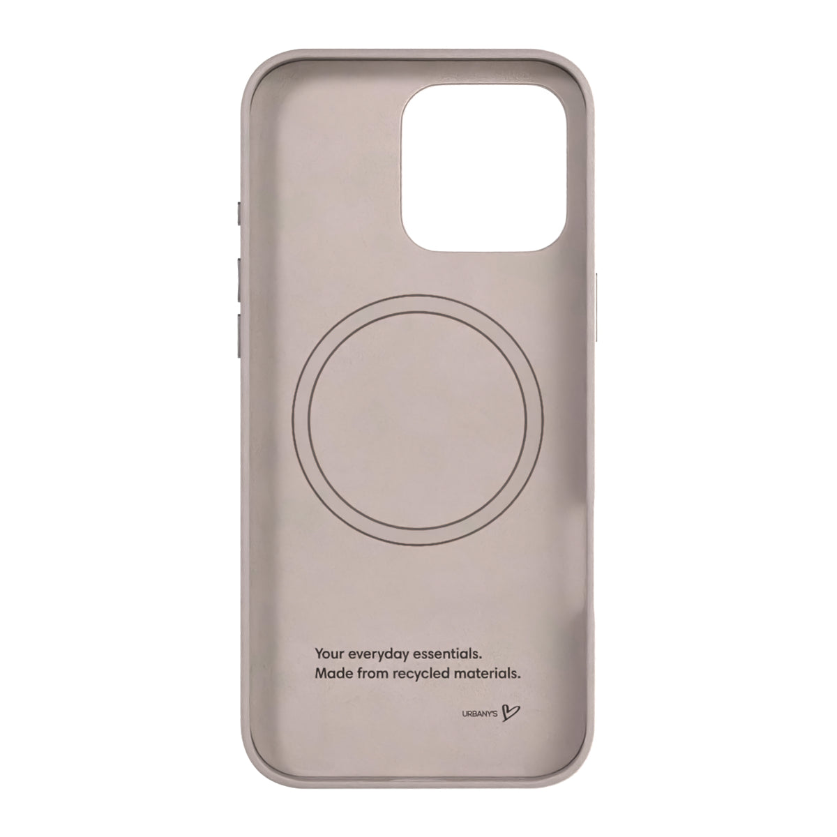 Urbany's Urbanys – Backcover – für Apple iPhone 17 Pro – taupe – MagSafe-kompatibel