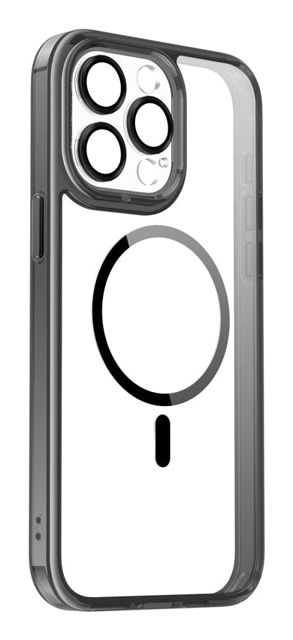 Valenta Trend MagSafe Backcover – für iPhone 15 Pro Max, Schwarz, TPU/PC