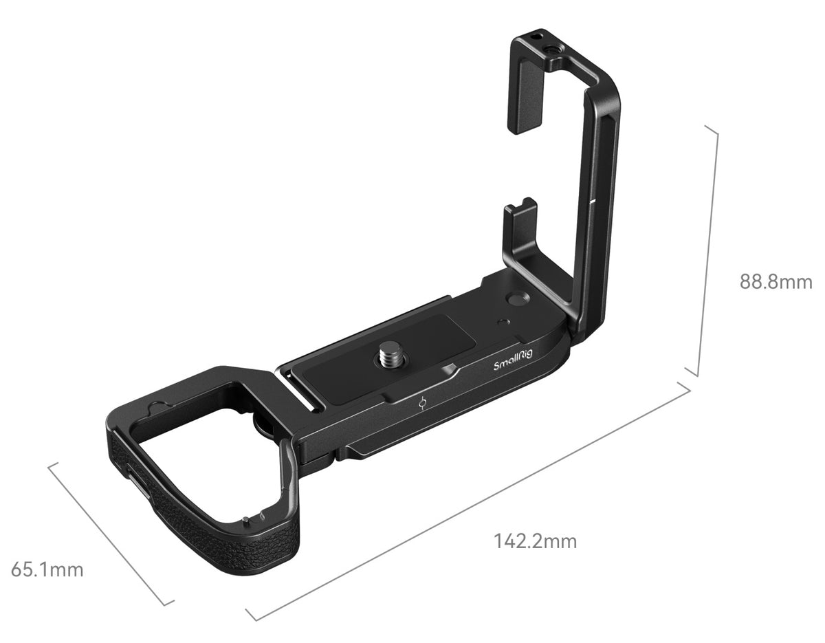 SmallRig 3660B L-Halterung – Aluminium, Leder – für Sony Alpha 7R V, Alpha 7 IV, Alpha 7S III und andere
