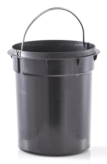 Zeller Present Treteimer Bamboo – 3 l – Bambus, rund – schwarz/braun