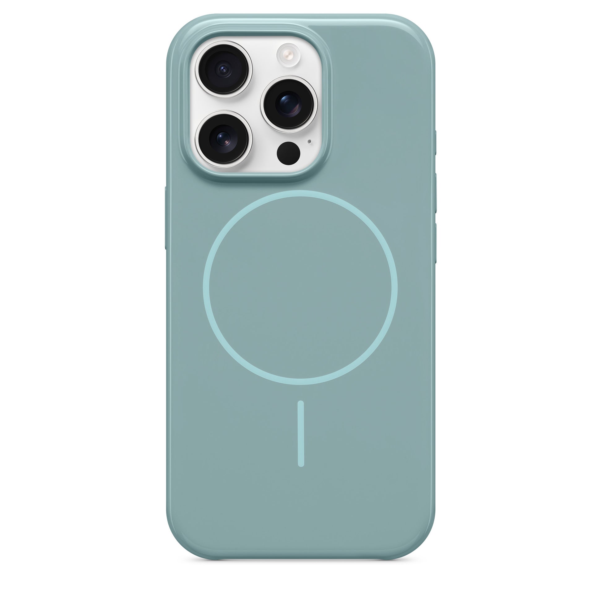 Apple Backcover – für Apple iPhone 16 Pro, MagSafe, PC+TPU+Mikrofaser, Blau