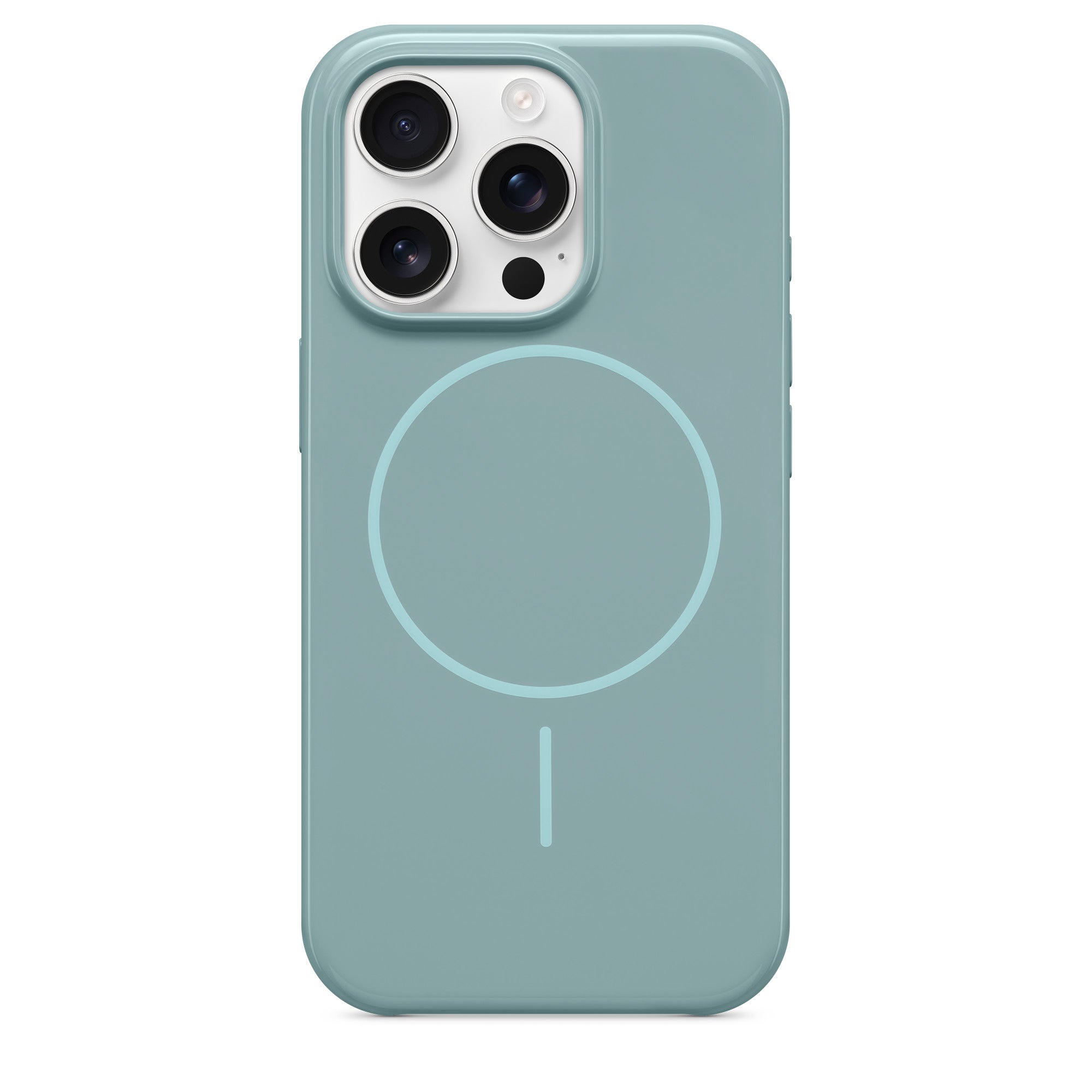 Apple Backcover – für Apple iPhone 16 Pro, MagSafe, PC+TPU+Mikrofaser, Blau