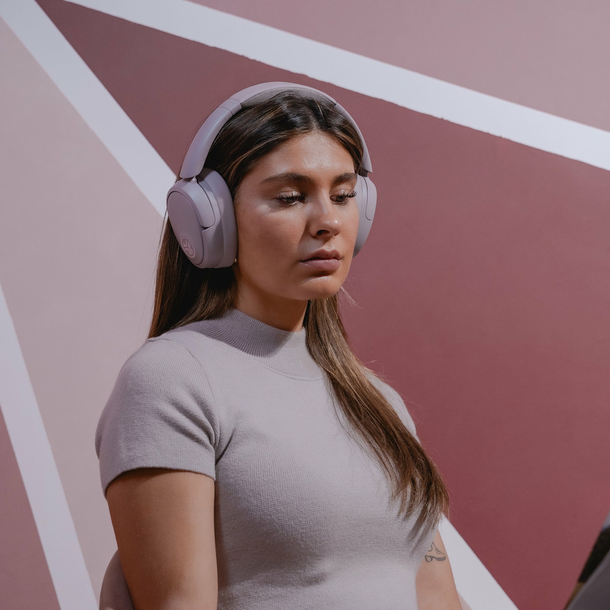 JLab JBuds Lux Over-Ear Kopfhörer – ANC, BT 5.3, Violett