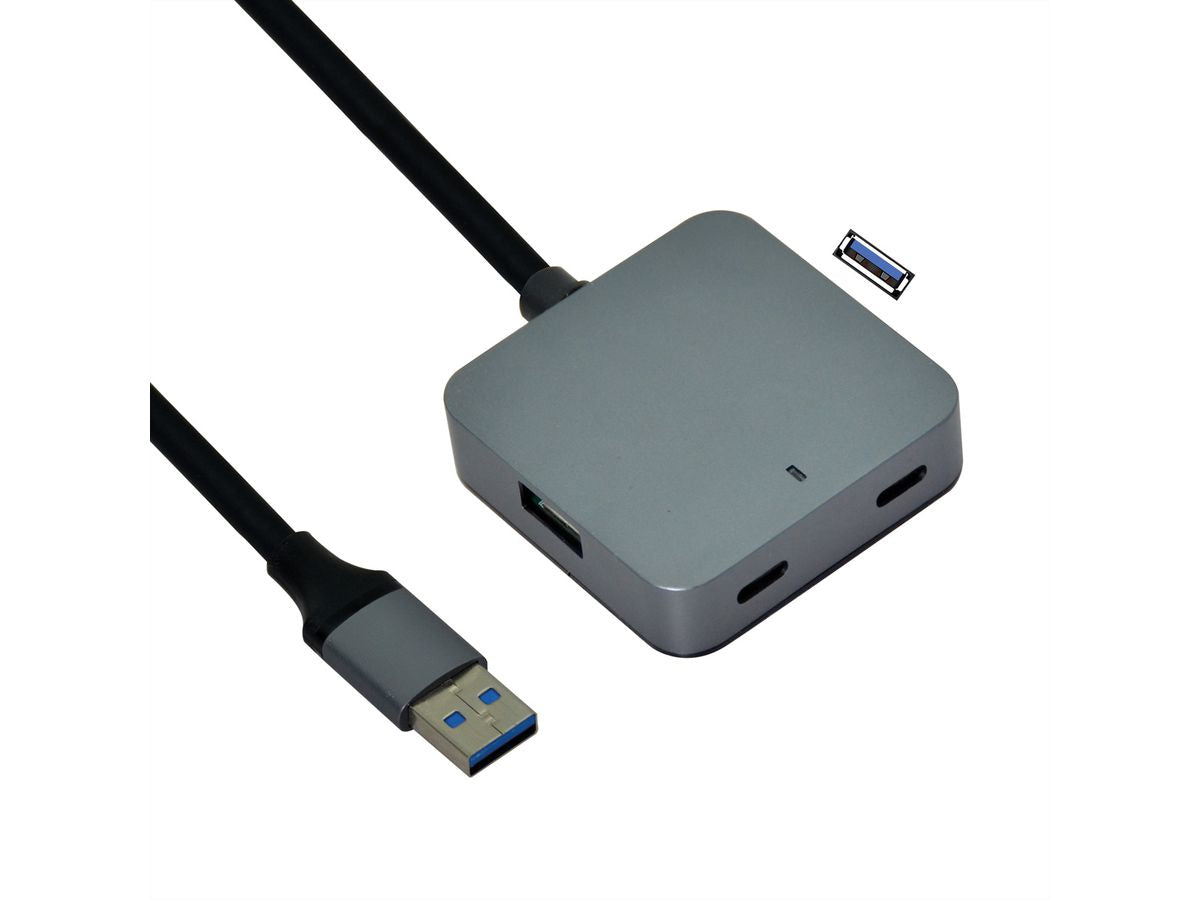 VALUE 12.99.1124 USB-Hub – USB-A, 2× USB-A, 2× USB-C