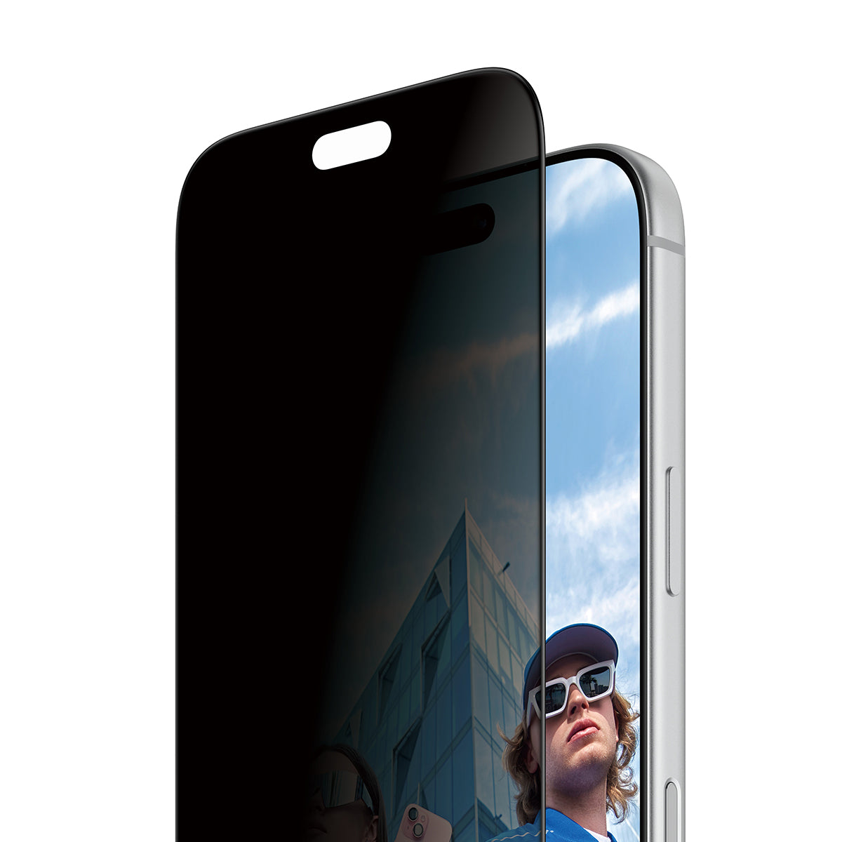 PanzerGlass Privacy-Filter (Folie), Ultra-Wide Fit – für iPhone 18 Pro – mit Applikator