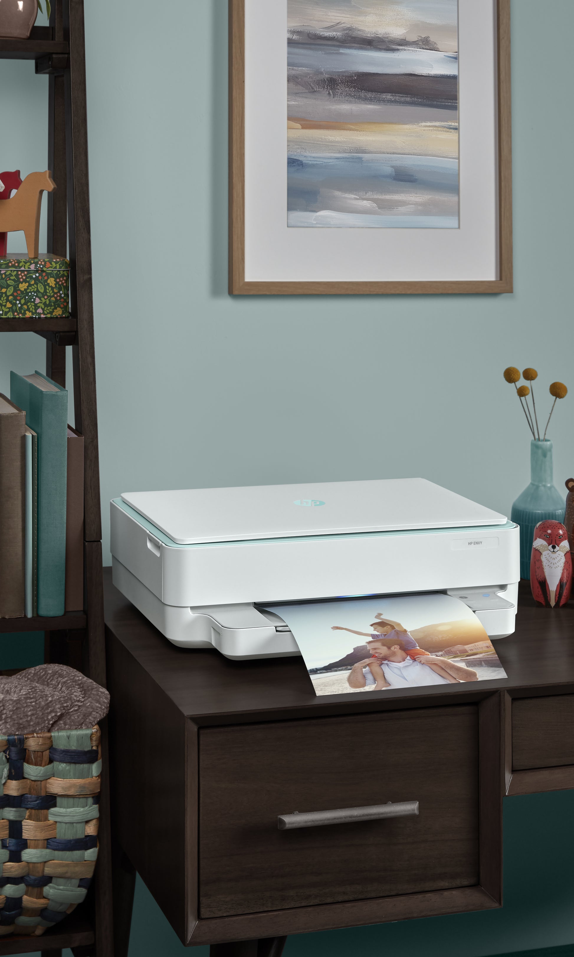 HP ENVY 6022 – Farbtintenstrahl-Multifunktionsdrucker, A4, 3-in-1, Duplex, WLAN, AirPrint, Mopria