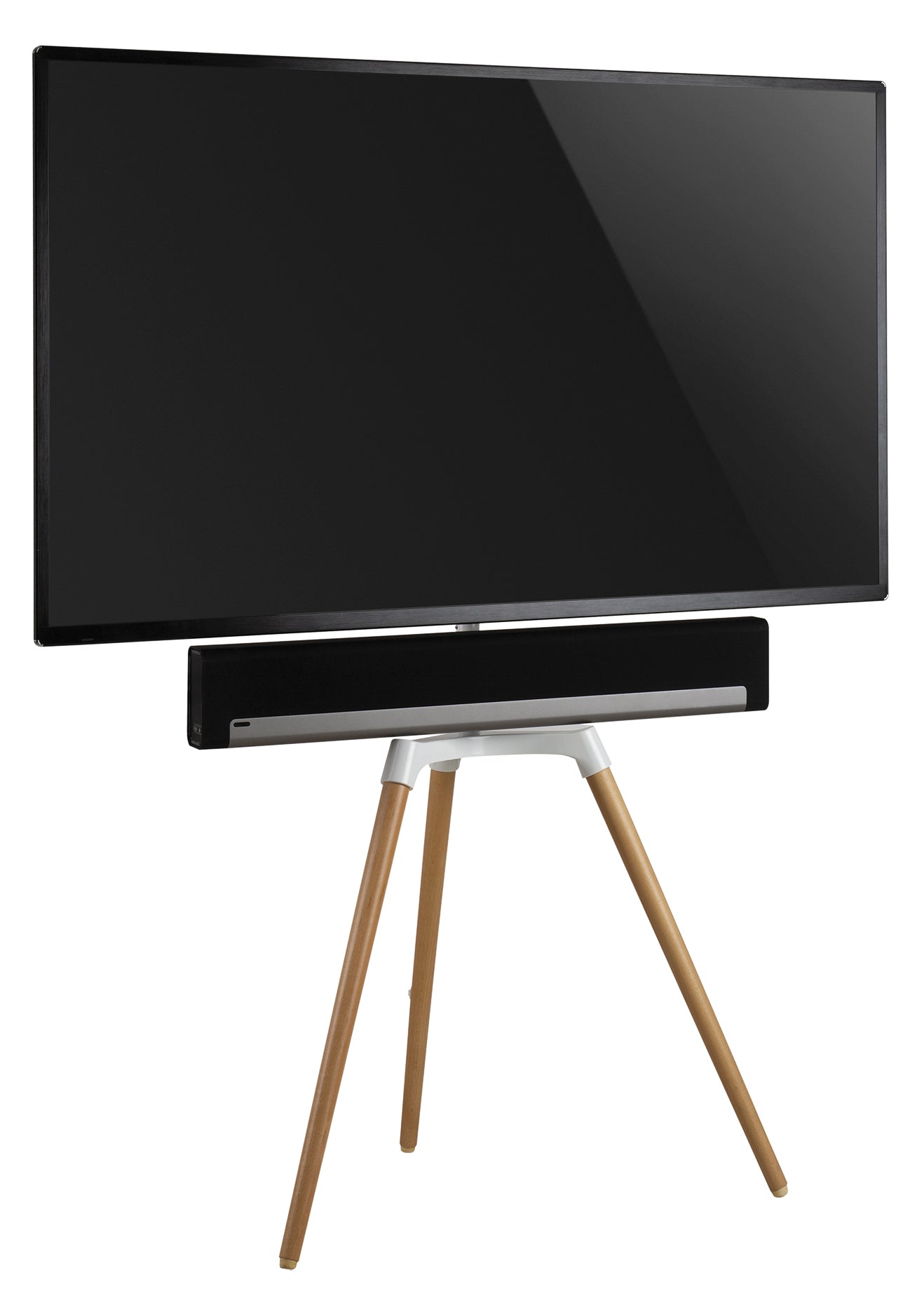 myWall HZ16 – Soundbar-Halterung – für HT20, HT21 – Schiene, schwenkbar 140° – 10 kg – weiss