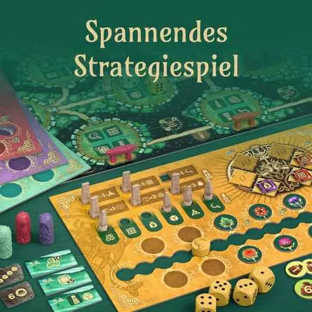 Ravensburger The Druids of Edora – Strategiespiel, 2–4 Spieler, ab 12 Jahren, 90 Min., DE/FR/EN