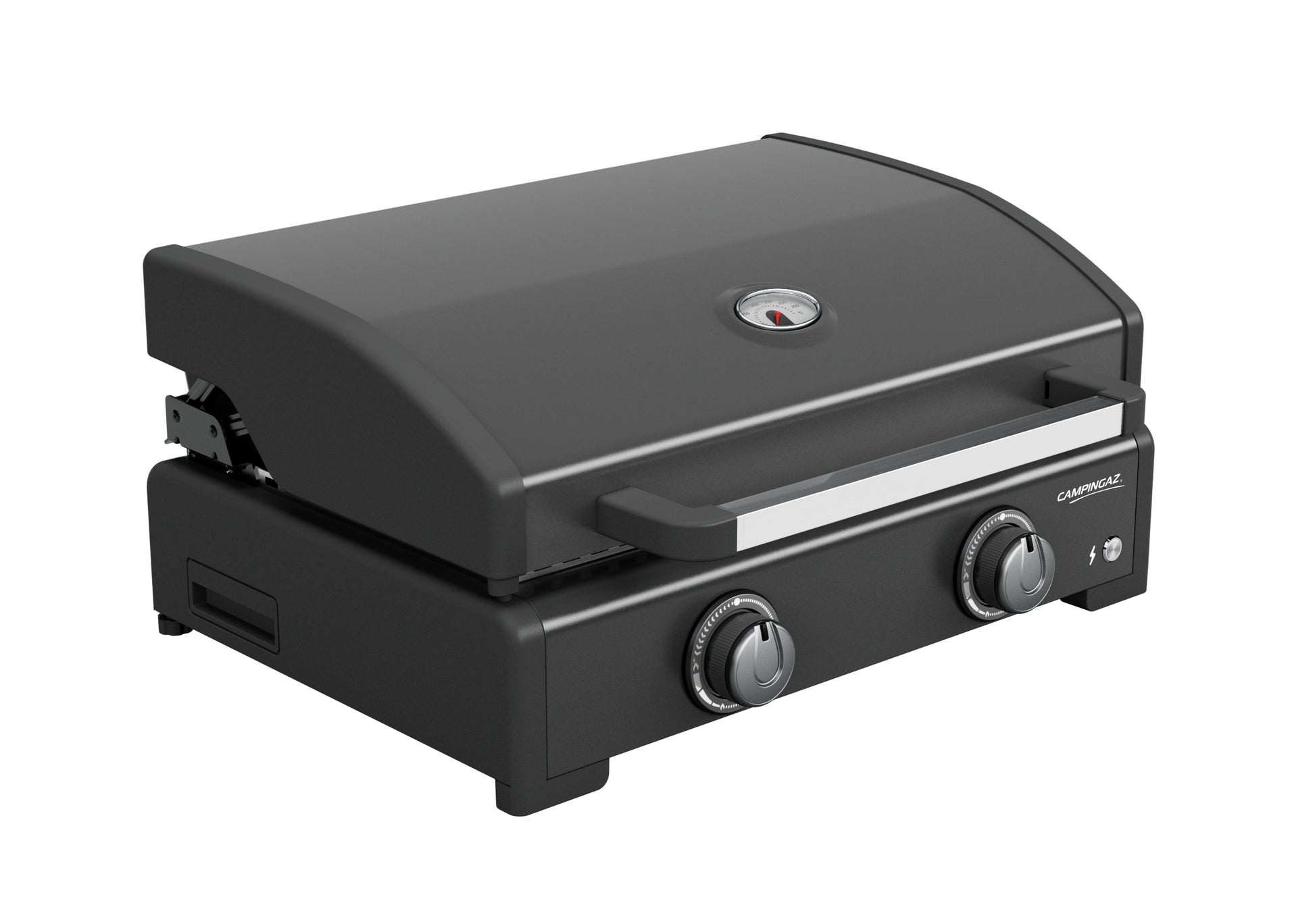 Campingaz Plancha Onyx 2 Cook – 36 × 58 cm, 6000 W, 2× Brenner, Gas – schwarz