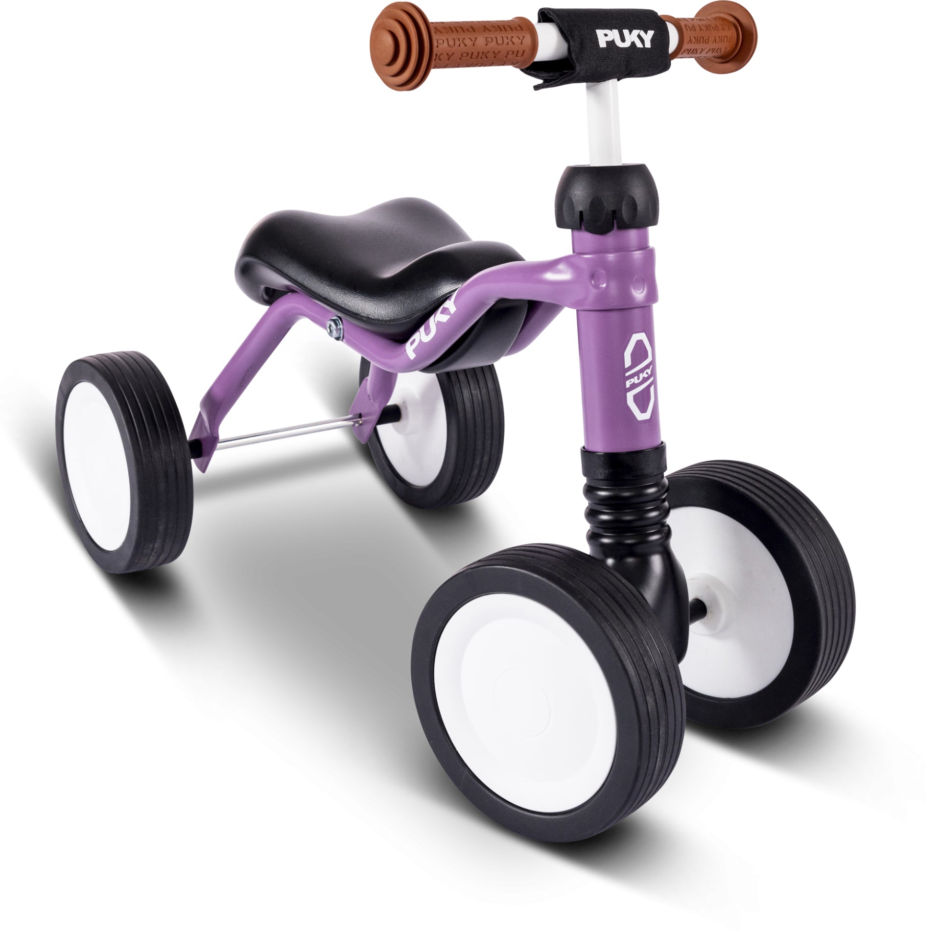 Puky Rutschfahrzeug – 3 Räder, max. Belastung 20 kg, Lenkeinschlagbegrenzung – ab 1,5 J. – Aluminium, violett