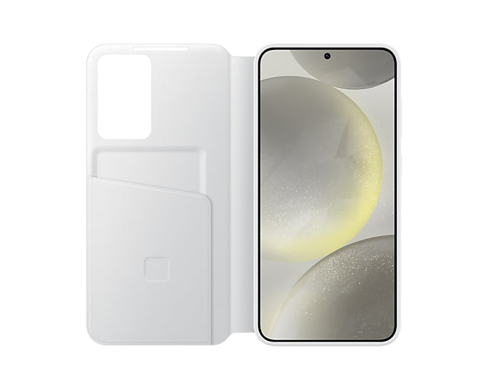 Samsung Booklet-Hülle – für Samsung Galaxy S24+ – weiss, mit Kartenfach