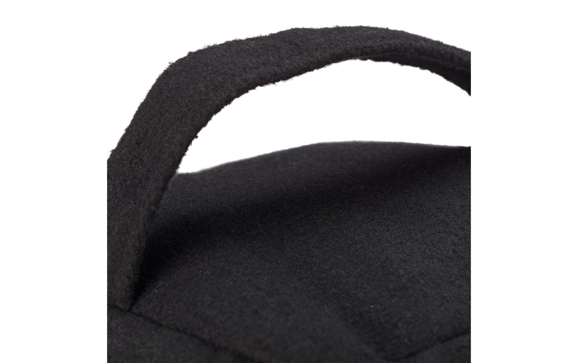 Relaxdays Türstopper – Polyester/Sand – Schwarz – Ø 150 × H 200 mm