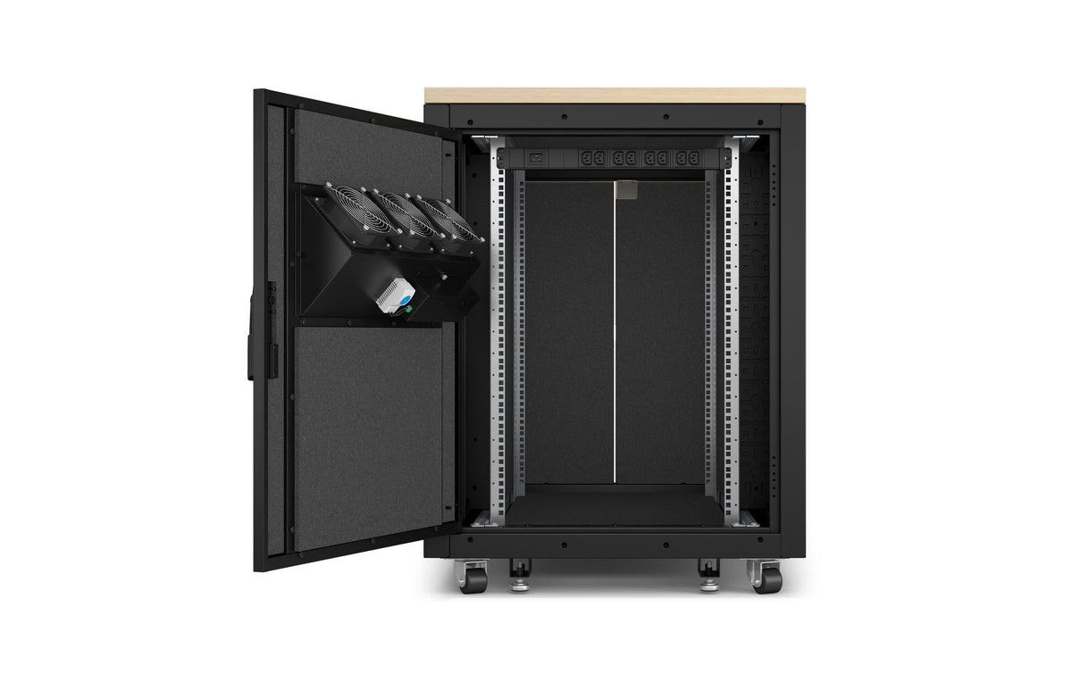 APC NetShelter Soundproof – 19" Netzwerkschrank 17U, abschliessbar, 750 × 1130,4 × 1005 mm, schwarz