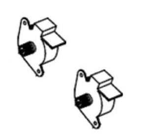 Zebra Motor 2er-Pack – für KR203/KR403, P1019866