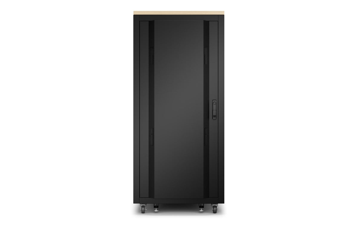 APC 19" Netzwerkschrank 32U, abschliessbar, 750 × 1130,4 × 1675 mm, Ahorn, Schwarz