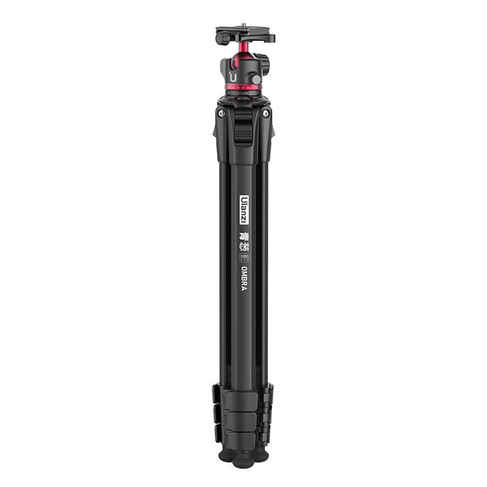 Ulanzi MT-55 B Dreibeinstativ – bis 158 cm, 8 kg Traglast – Kugelkopf, Schnellwechselplatte – Schwarz