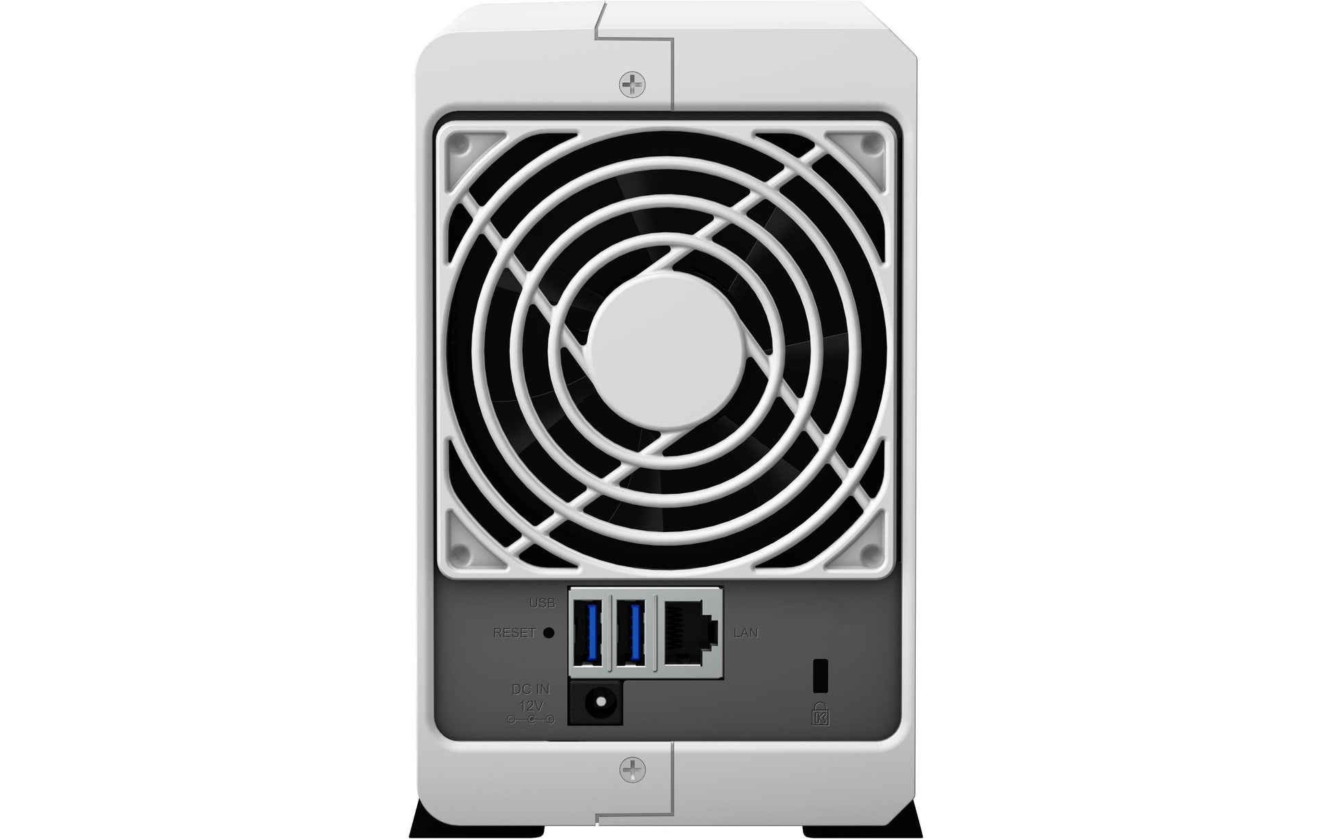 Synology DS223j – 2-Bay Desktop NAS – Realtek RTD1619B, 1 GB RAM, 1GbE, DSM, 12 TB HDD vorinstalliert