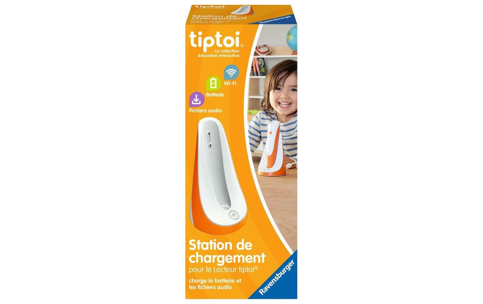 Ravensburger Stift & Zubehör – Tiptoi Ladestation, für Tiptoi-Stift, ab 3 Jahren, Französisch
