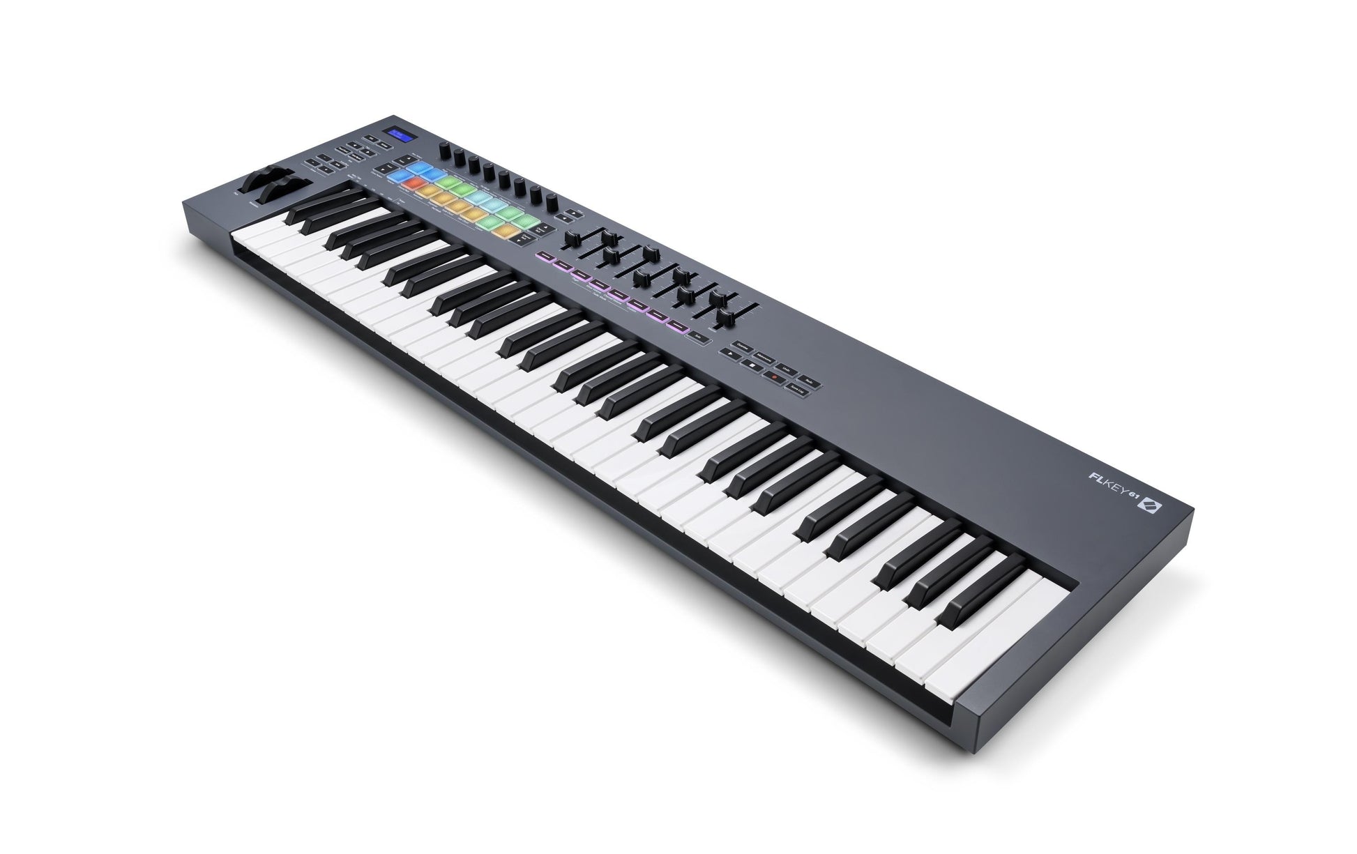 Novation FLkey 61 – 61-Tasten MIDI-Keyboard, USB, nicht gewichtete Tasten, Schwarz