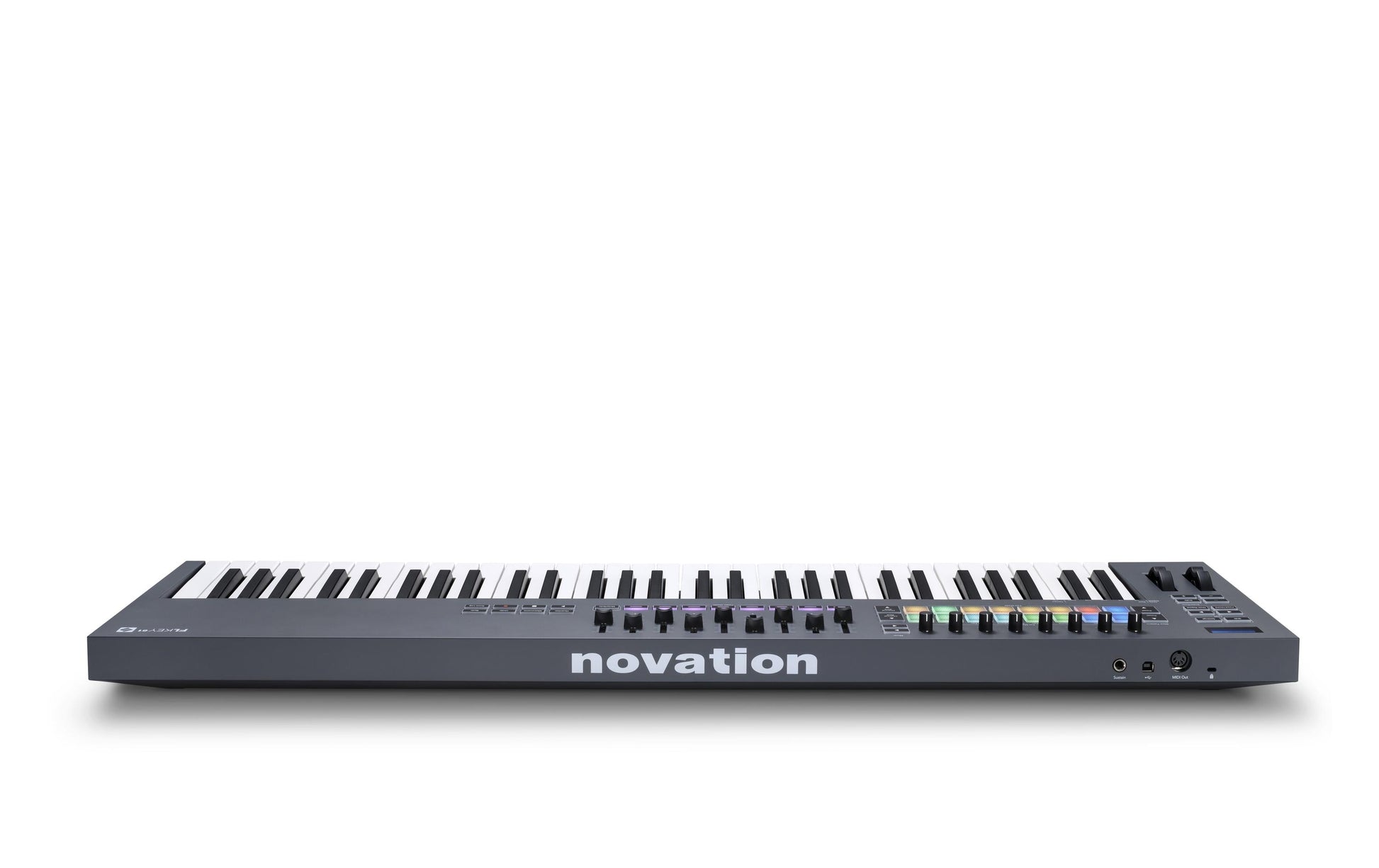 Novation FLkey 61 – 61-Tasten MIDI-Keyboard, USB, nicht gewichtete Tasten, Schwarz