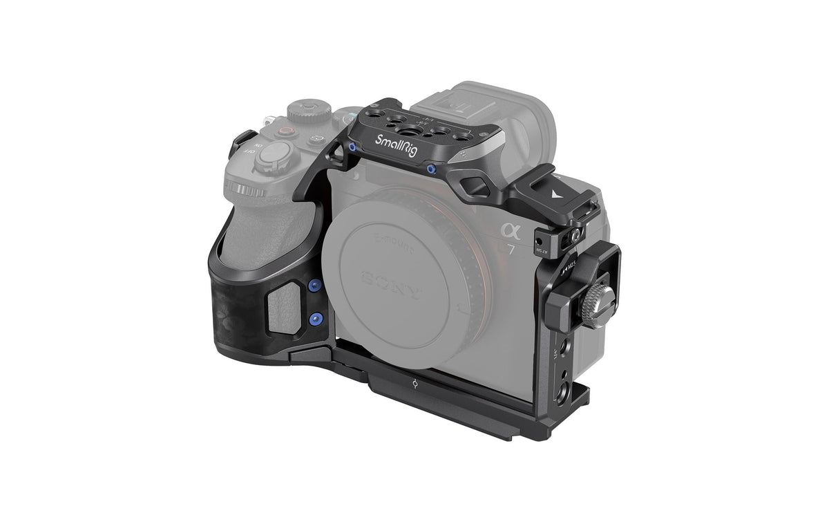SmallRig 4308 Rhinoceros Cage – Aluminium/Karbonfaser – für Sony A7R V, A7 IV, A7S III – Schwarz