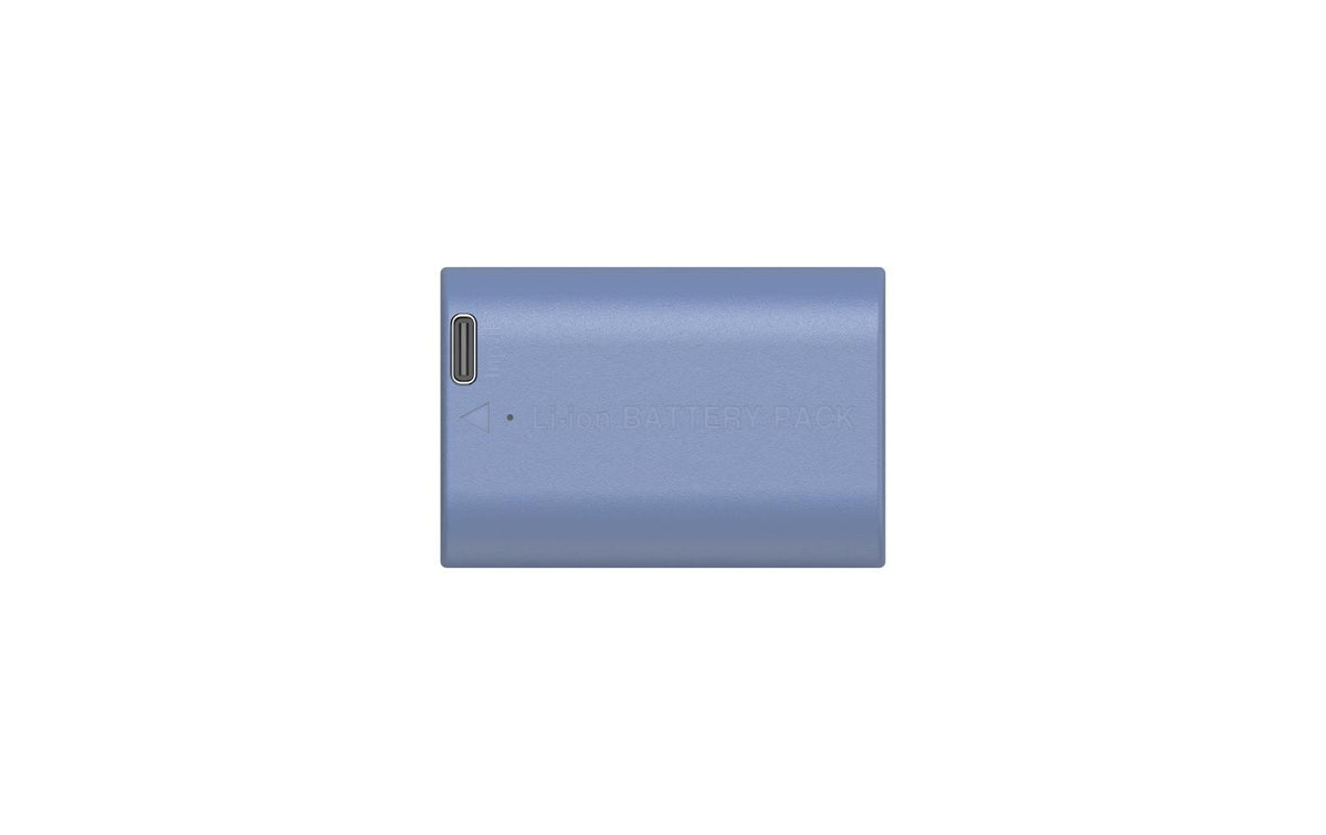 SmallRig LP-E6NH USB-C Akku – 2400 mAh, 7,2 V, 17,28 Wh – für Canon EOS R5, R6, 5D Mark IV und andere – Blau