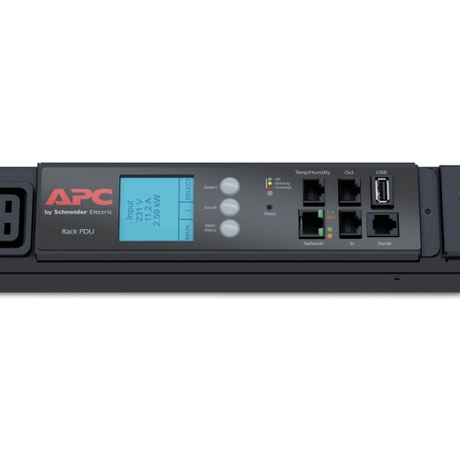 APC Rack-PDU – 0U, senkrecht, 42× IEC C13/C19, 400 V/32 A, 3-phasig, 1,8 m, schwarz
