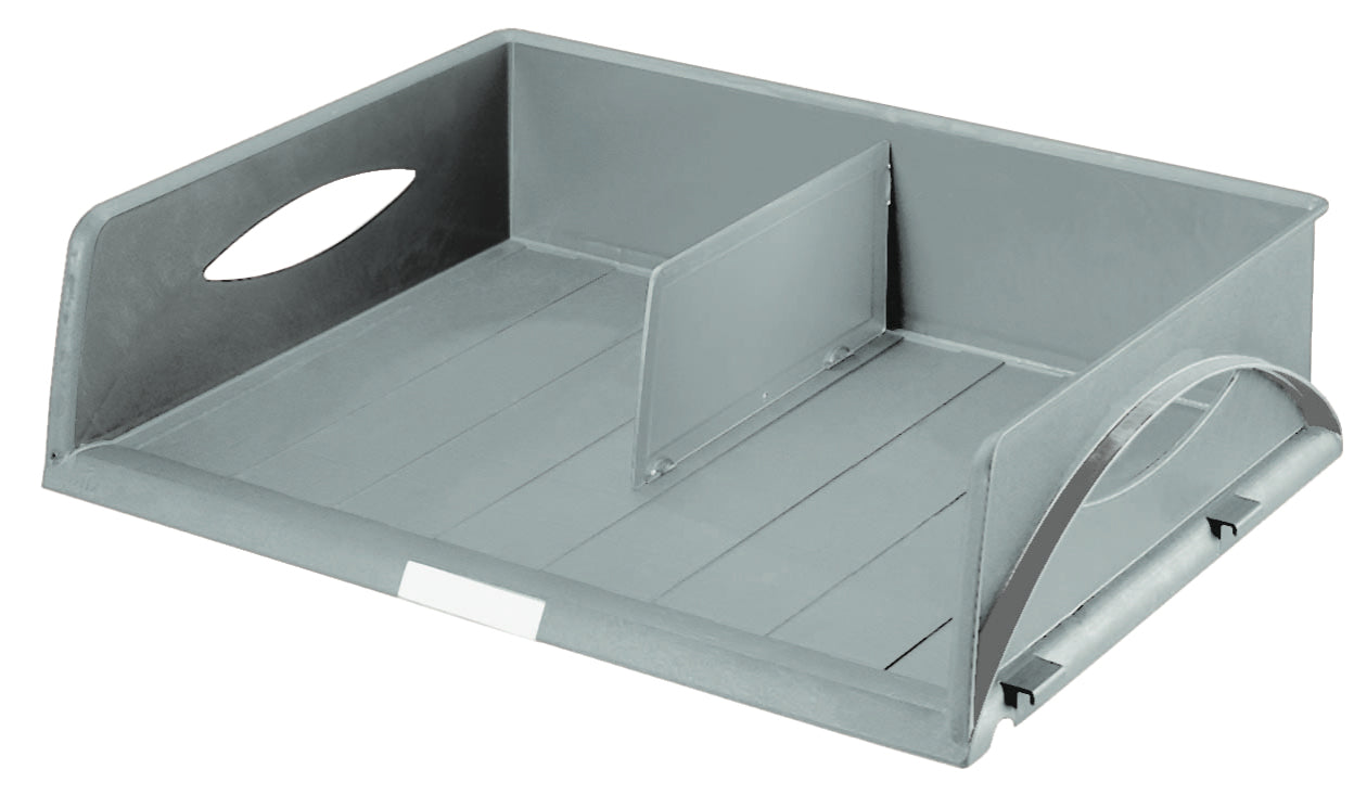 Leitz Sorty Jumbo – Briefkorb für A3, quer, Polystyrol (PS), grau, 490 × 125 × 385 mm