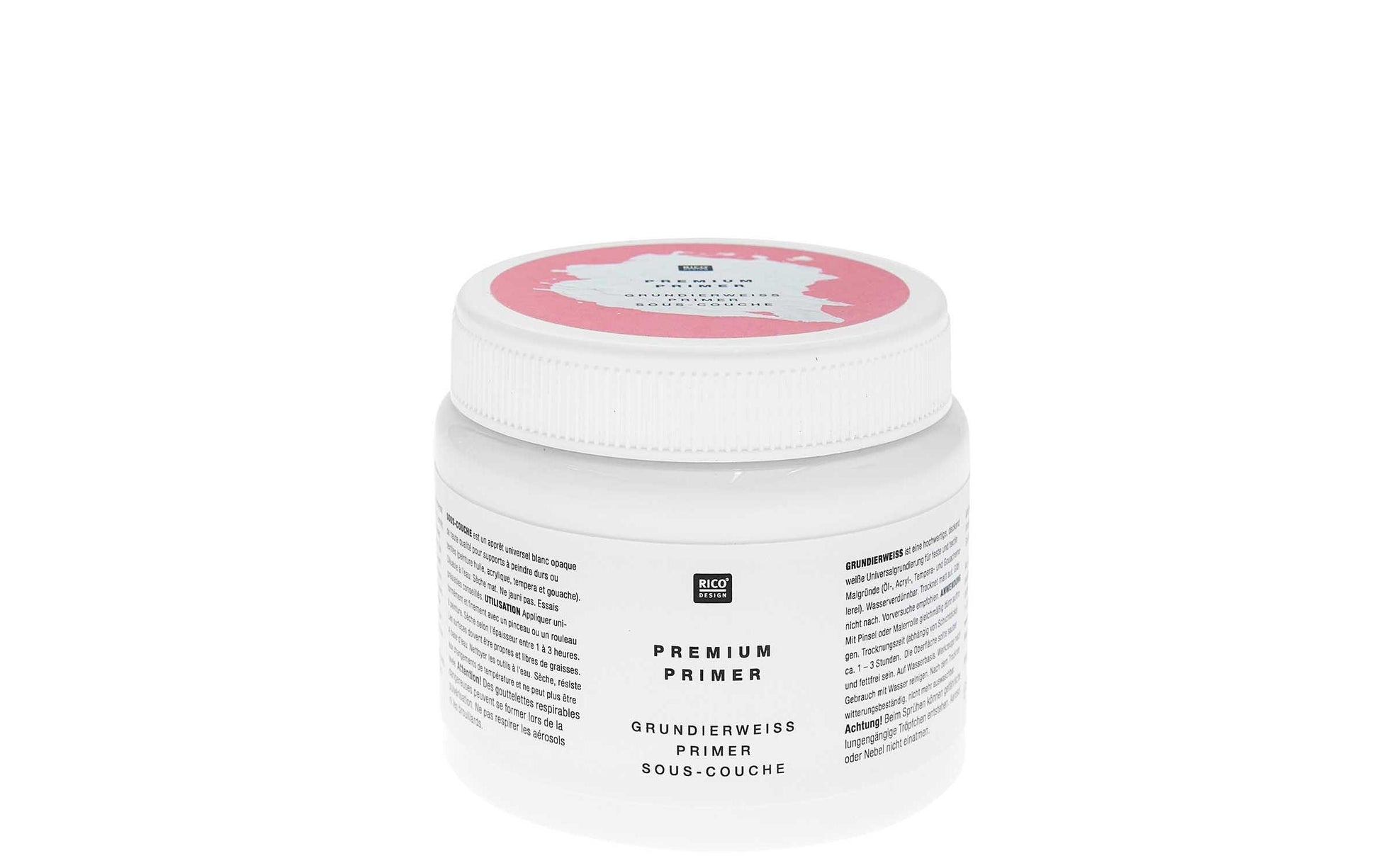 Rico Design Grundierung – Weiss, matt – 500 ml