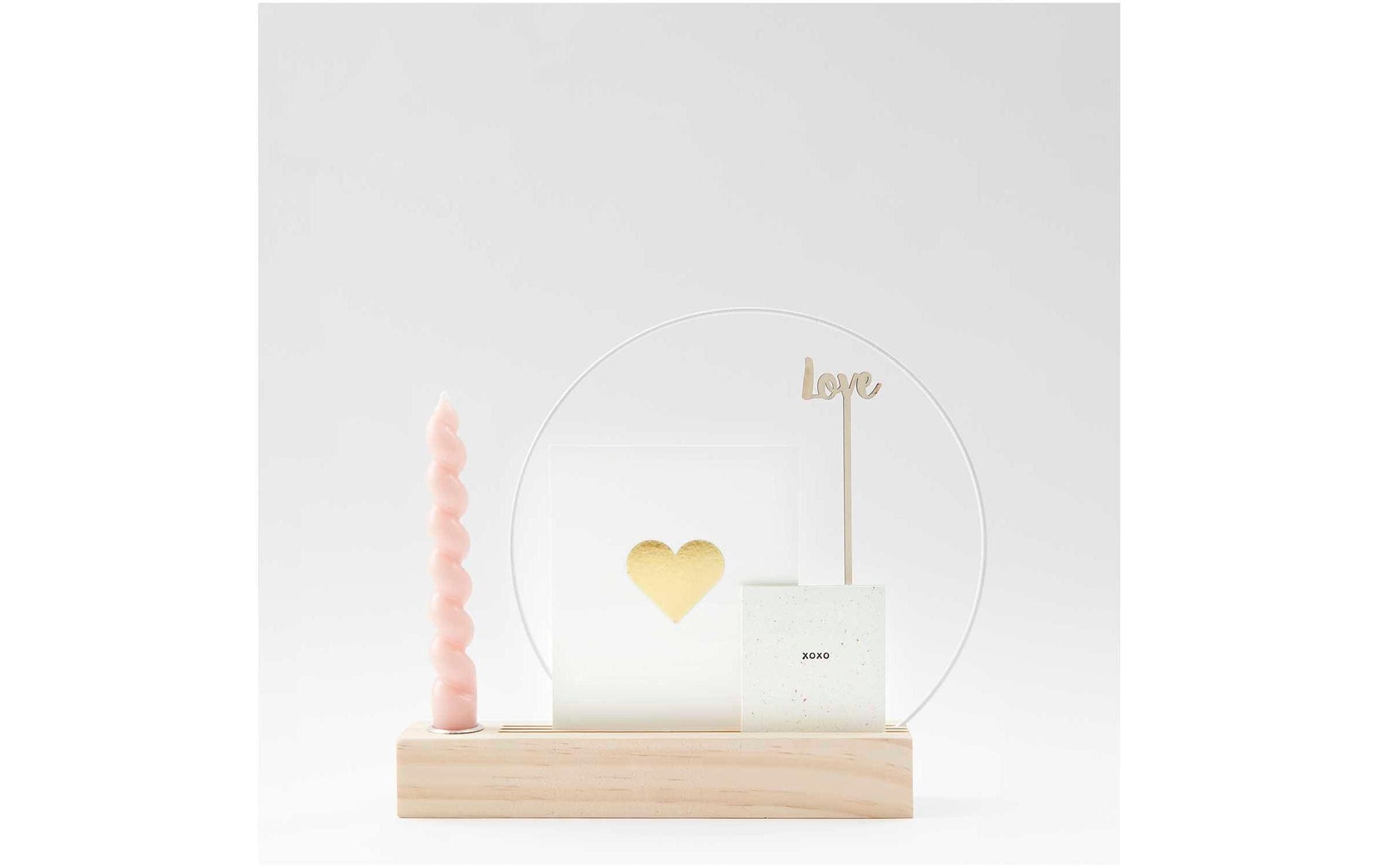Rico Design Holzständer – Kiefer, beige – 26 × 5 × 4 cm