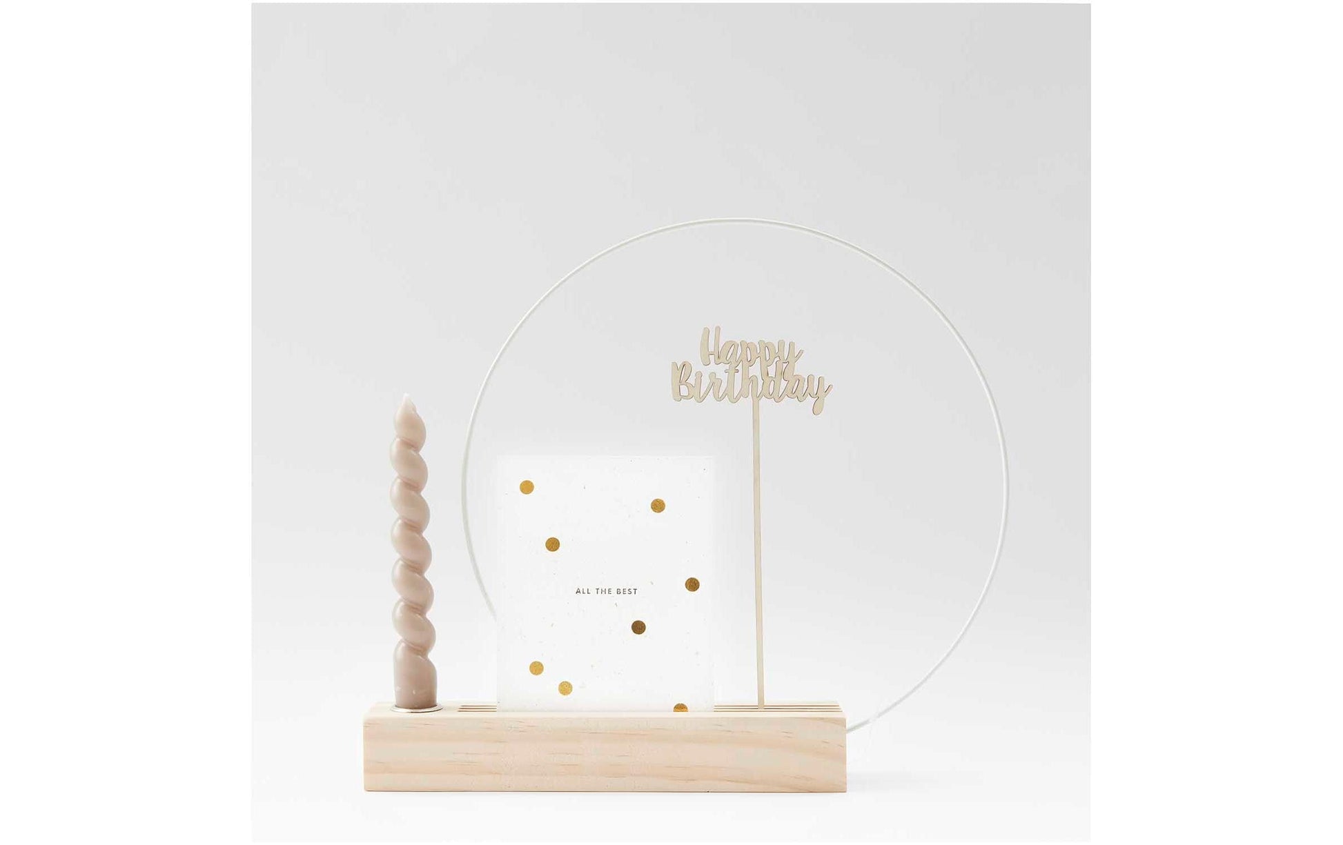 Rico Design Holzständer – Kiefer, beige – 26 × 5 × 4 cm