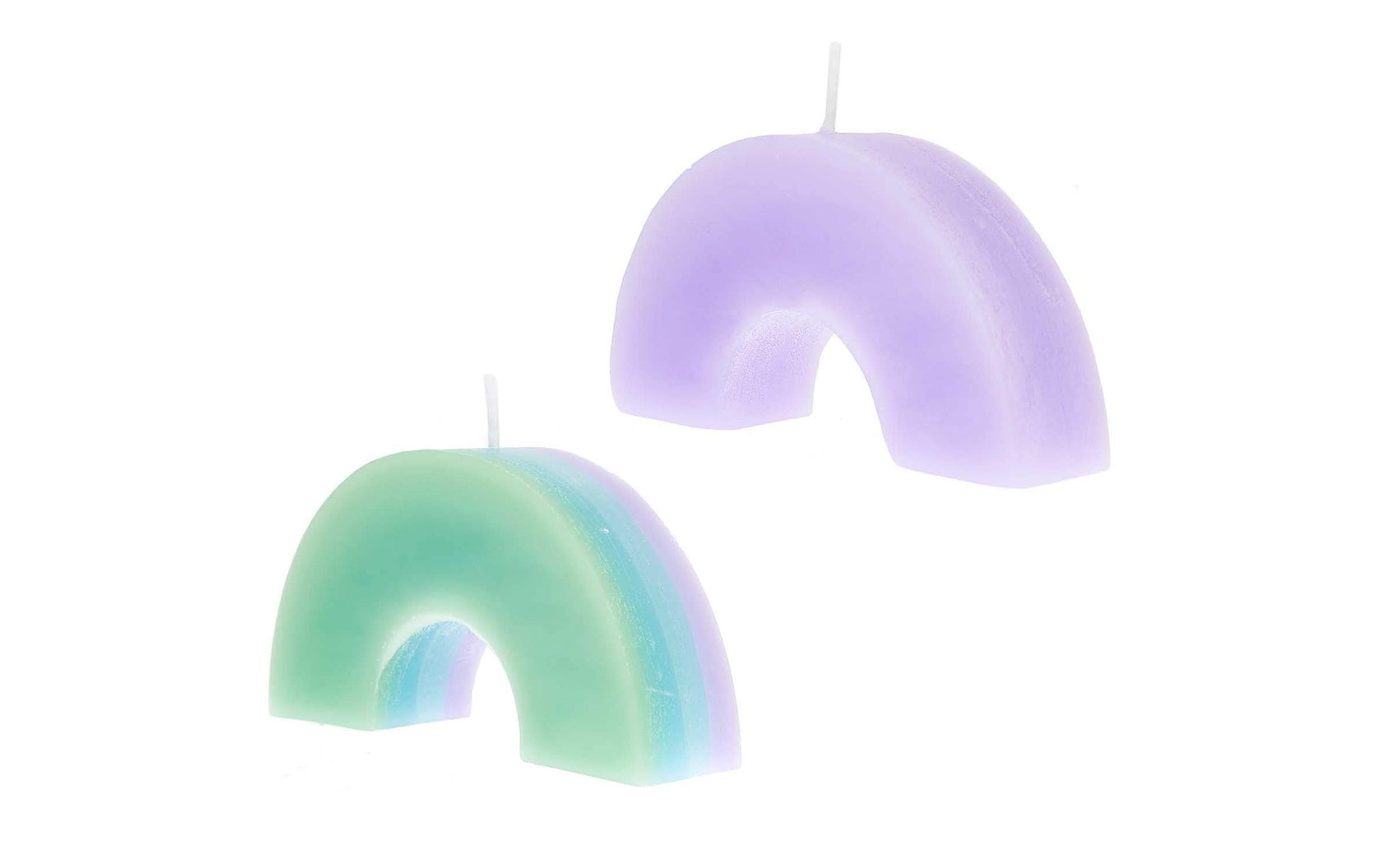 Rico Design Kerzengiessform – Regenbogen flach – Silikon – 118 × 69 × 30 mm – 1 Stück