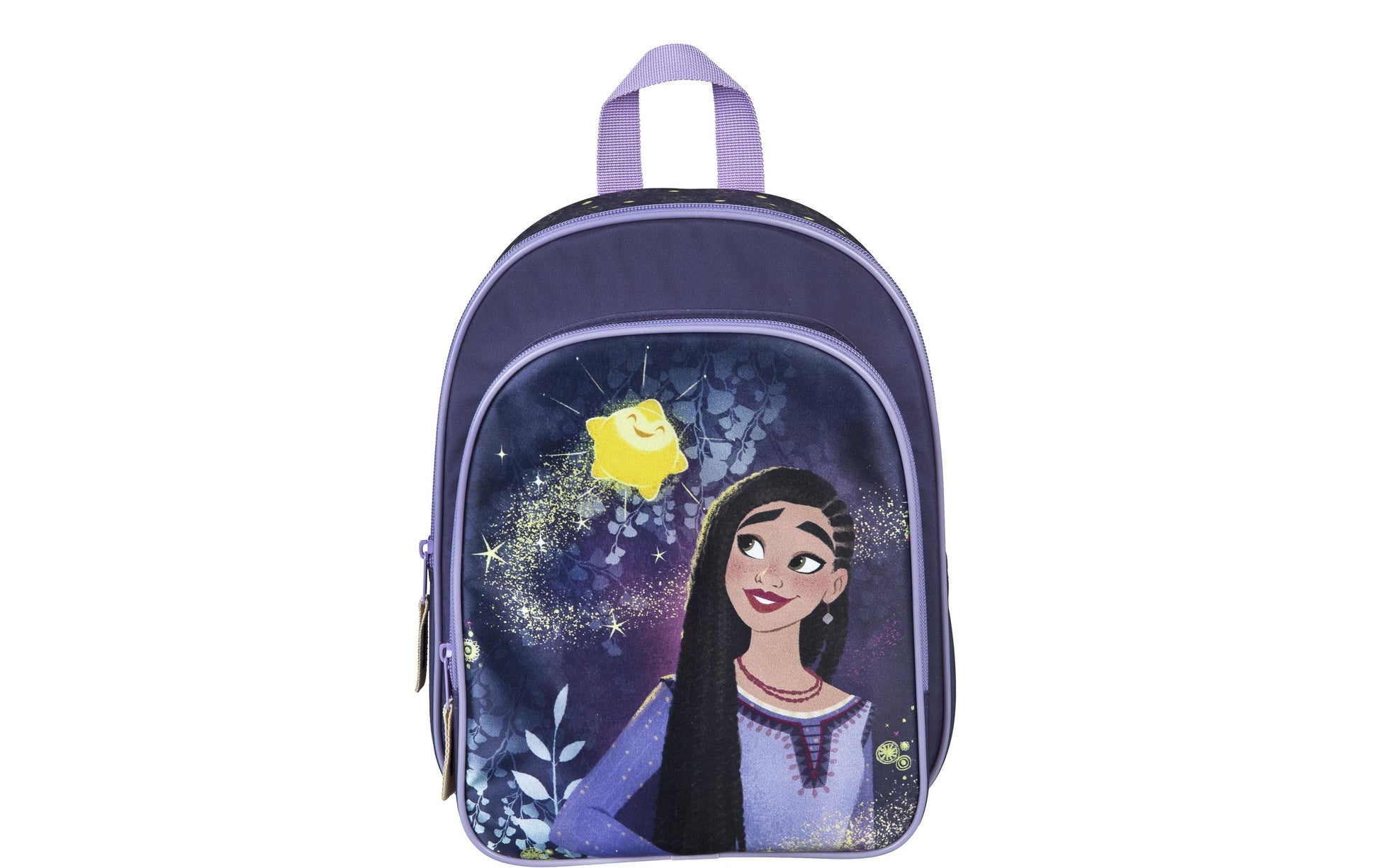 Undercover Kindergartenrucksack Wish – 7 l – Violett, Disney-Charaktere, 300 × 250 × 100 mm