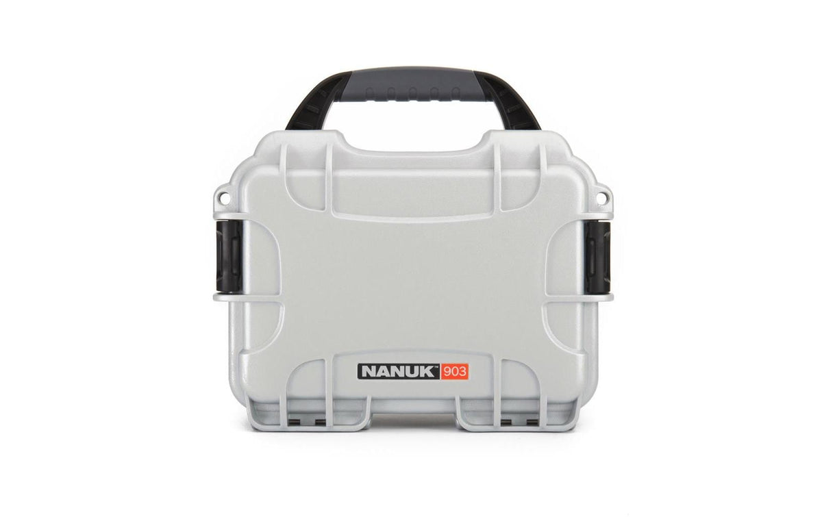 Nanuk Kunststoffkoffer 903, 173 × 231 × 97 mm, Kunststoff, Silber, IPX7