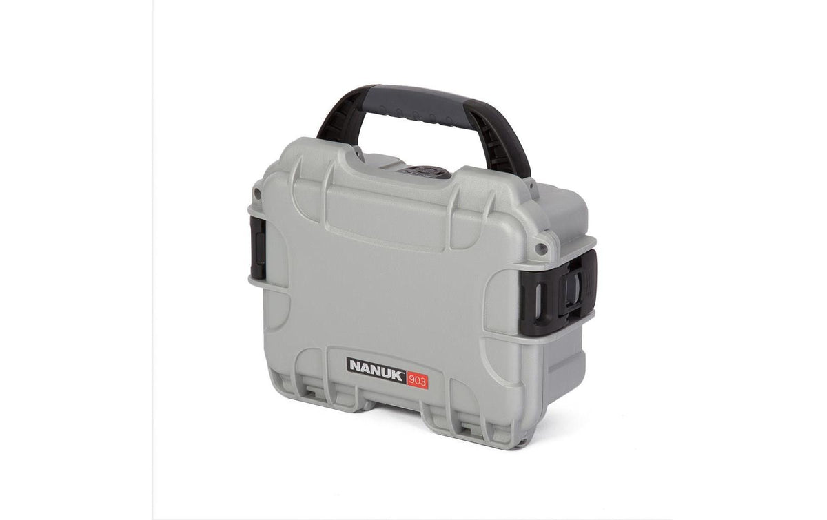 Nanuk Kunststoffkoffer 903, 173 × 231 × 97 mm, Kunststoff, Silber, IPX7