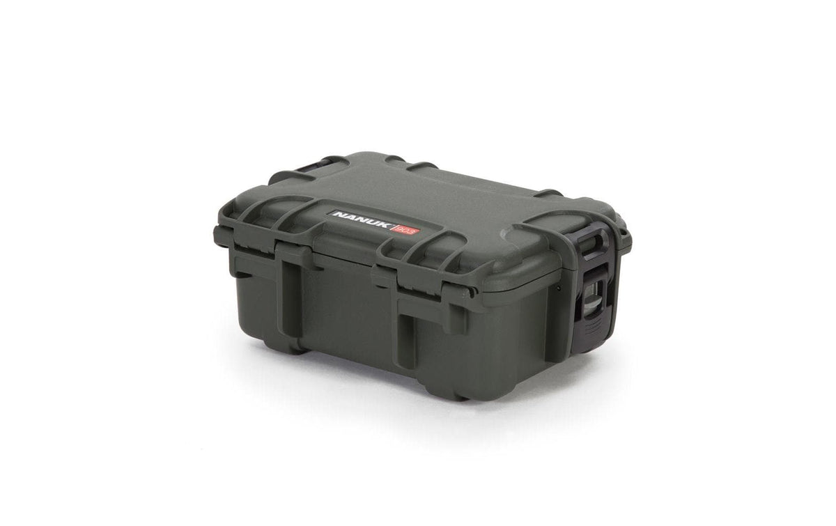 Nanuk Aufbewahrungsbox 903, 173 × 231 × 97 mm, Kunststoff, Olivgrün, Schutzart IPX7