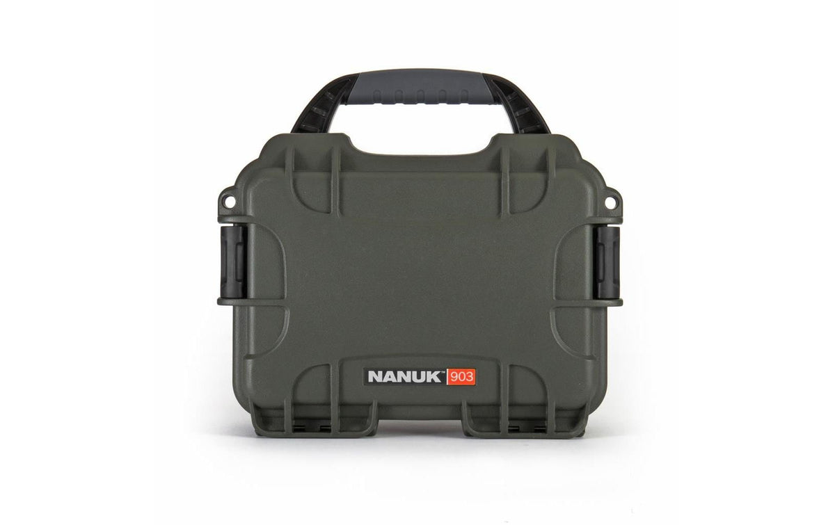 Nanuk Aufbewahrungsbox 903, 173 × 231 × 97 mm, Kunststoff, Olivgrün, Schutzart IPX7