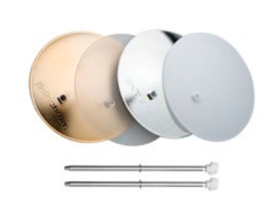 Elinchrom 26310 Deflektor-Set – 14 cm – für Elinchrom – Gold, Silber, Weiss
