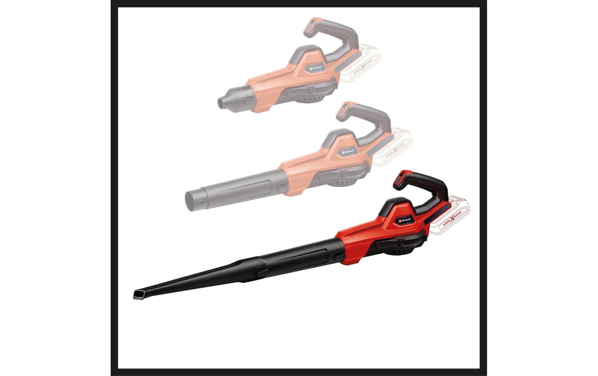 Einhell GE-UB 18/250 Akku-Laubbläser – 18 V – Luftstrom 250 km/h – Solo – Power X-Change
