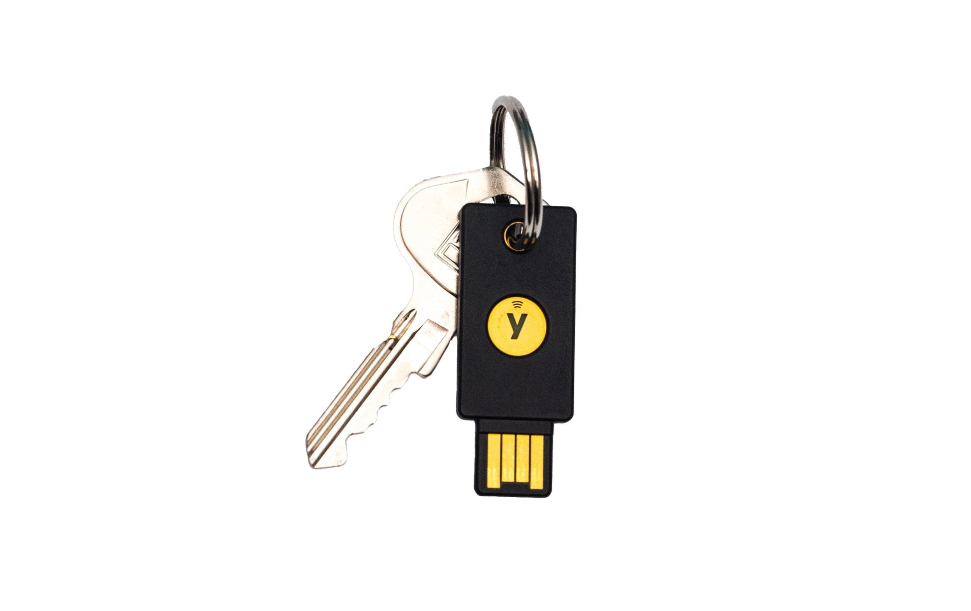 Yubico Sicherheitsschlüssel – USB-A (Stecker) – NFC, FIDO 2 – Schwarz – für Android, Windows 10, iOS