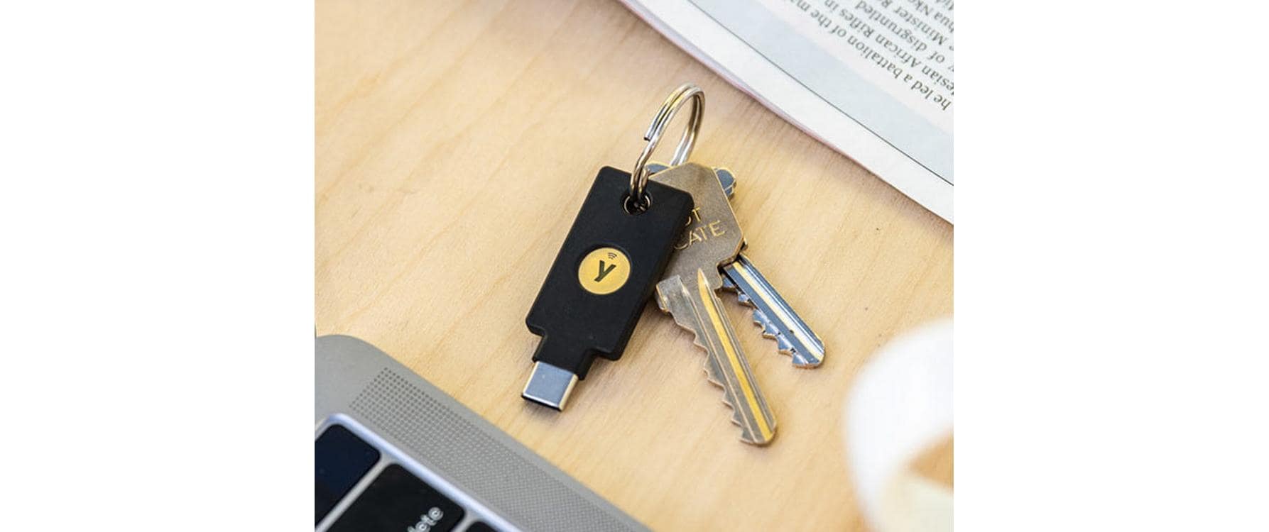 Yubico USB-Sicherheitsschlüssel – USB-C (Stecker) – NFC – Schwarz – für Android, Windows 10, iOS