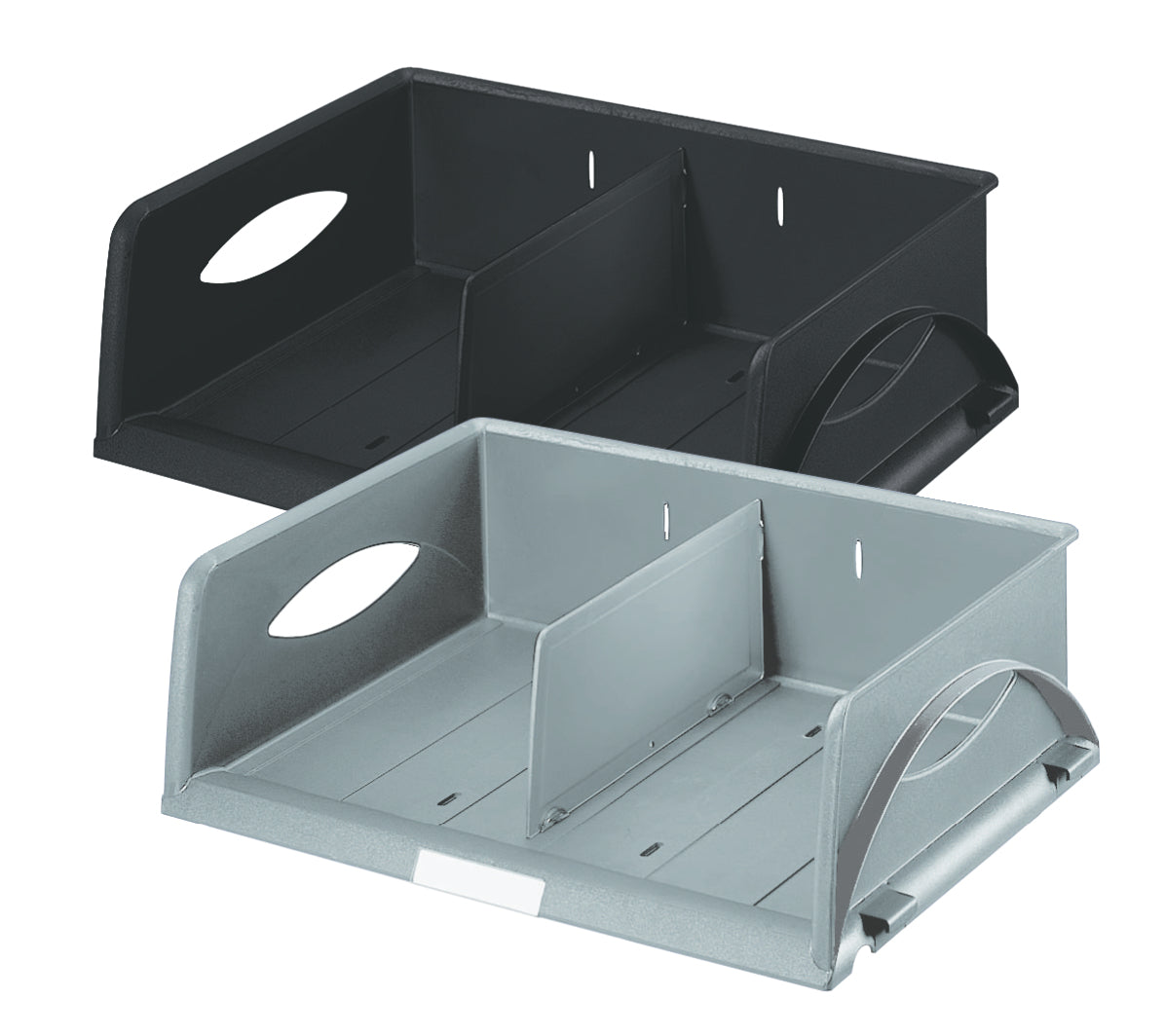 Leitz Sorty – Briefkorb für A4/C4, quer, Kunststoff, schwarz, 405 × 125 × 300 mm
