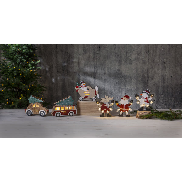 Star Trading Tischleuchte Billy – 17 cm, 0,12 W, Warmweiss, Mehrfarbig, Batteriebetrieb, Timer