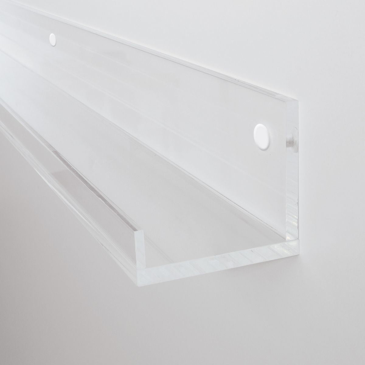 Sigel Wandregal Acryl, schwebend – Wandmontage – 100 × 5 × 7 cm – 10 kg – transparent – 1 Stk.