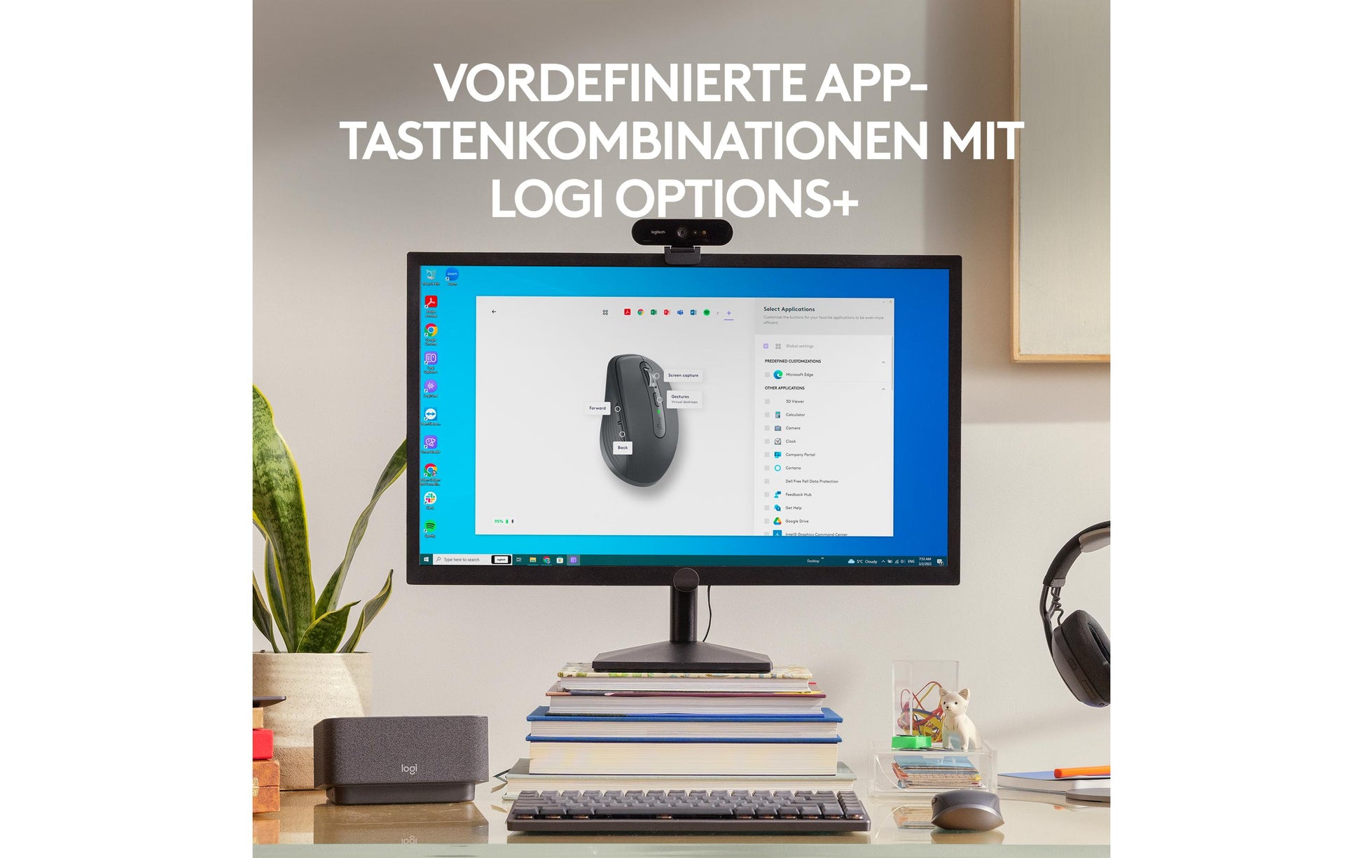 Logitech MX Anywhere 3S für Business Maus – blassgrau