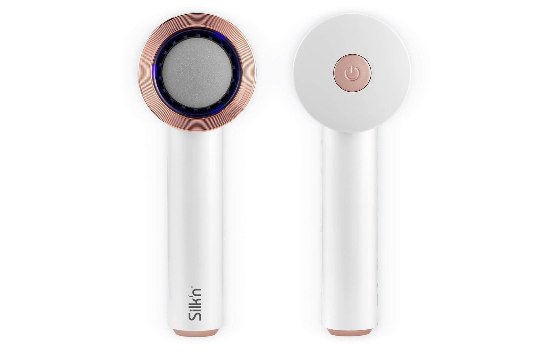 Silk'n Hornhautentferner VacuPedi – Akku 2000 mAh, 110 min, 2 Stufen – Weiss, Roségold – Kunststoff